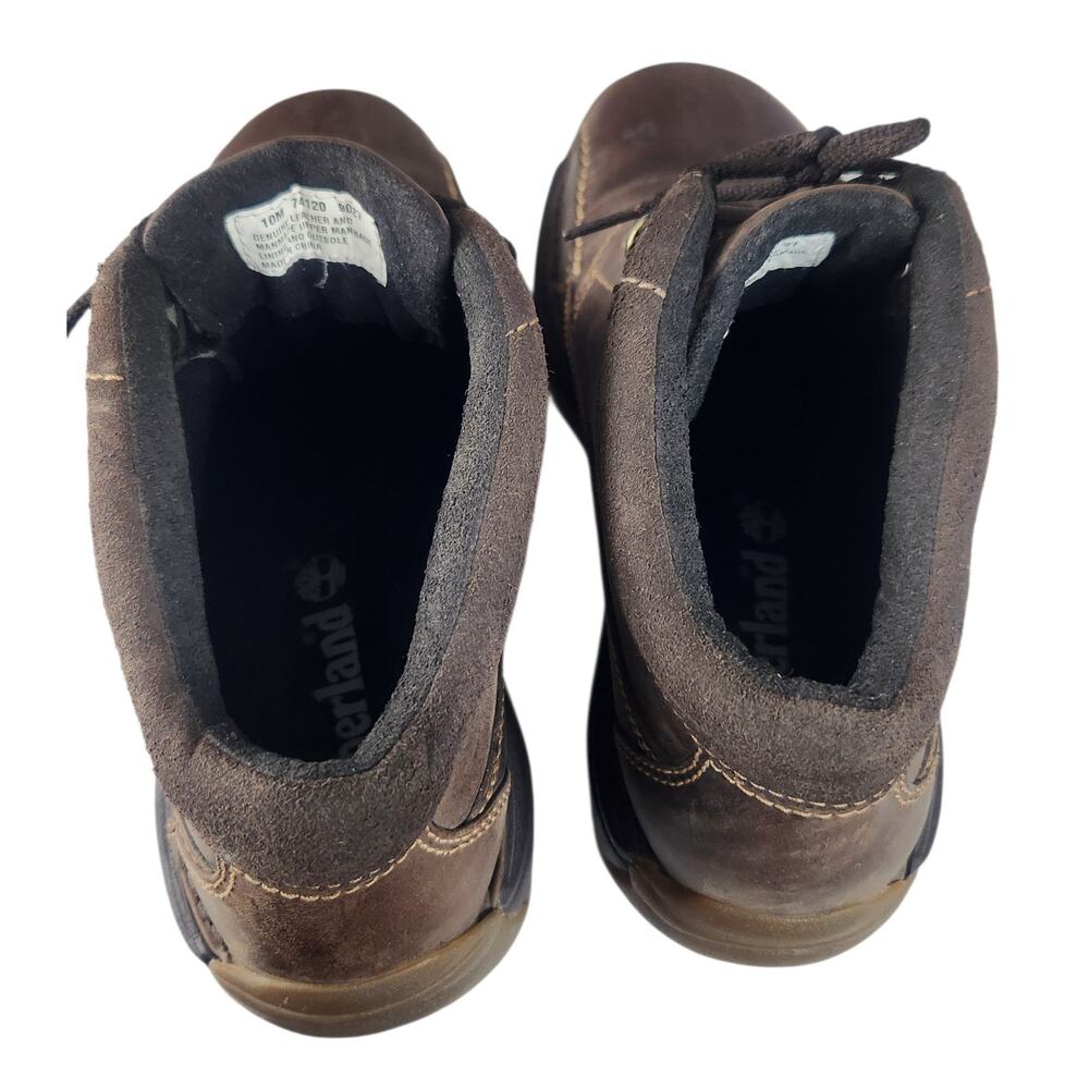 Timberland Earthkeepers Y2K Brown Leather Chukka Boots Men’s 10 Rugged 74120 - Picture 9 of 15